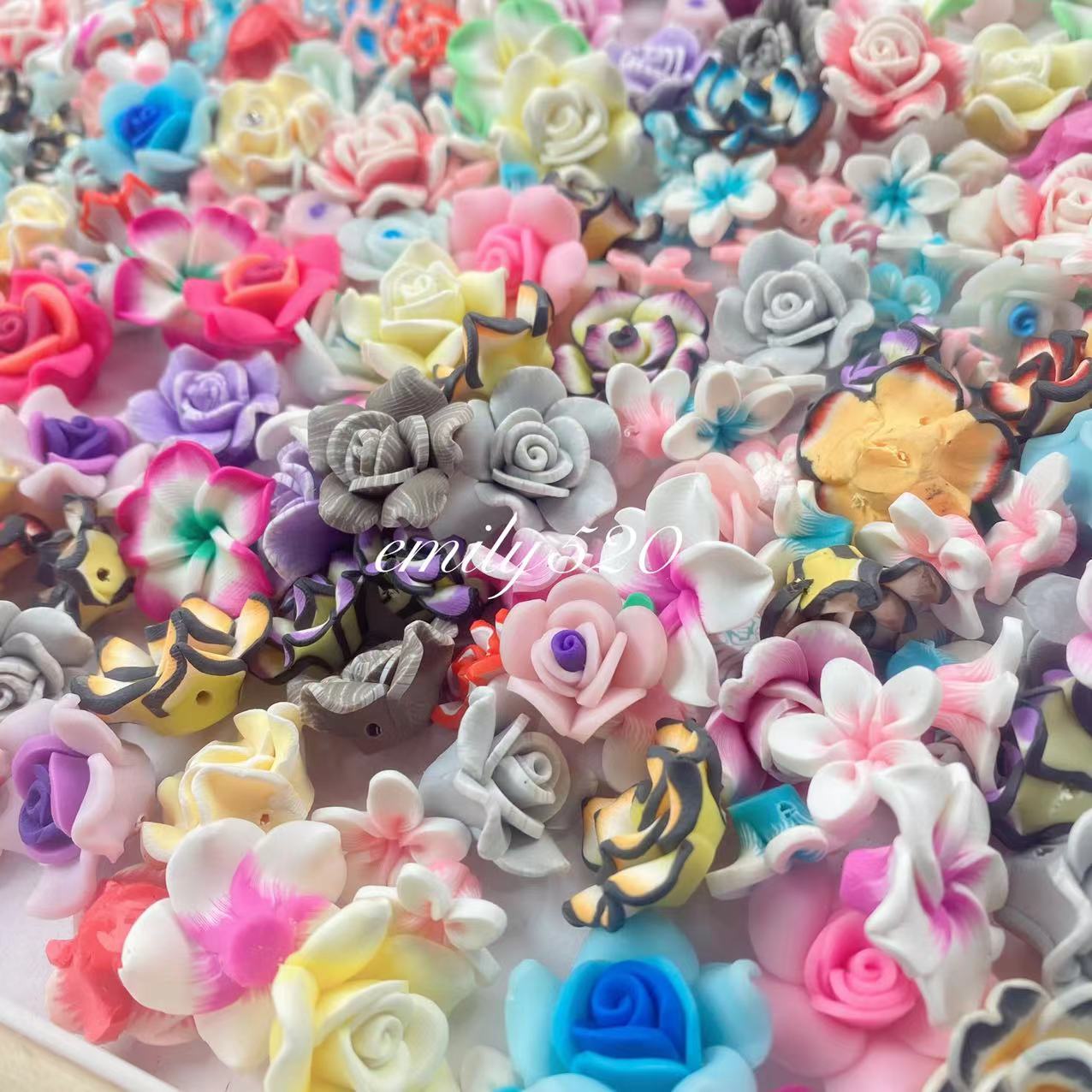 【U001】❤️‍🔥Restock❤️‍🔥3D Flower For Pens/Keychain/DIY