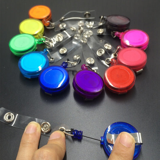 【C313】🔥7.3-Restock🔥 ABS Not Beadable Badge Reel For DIY