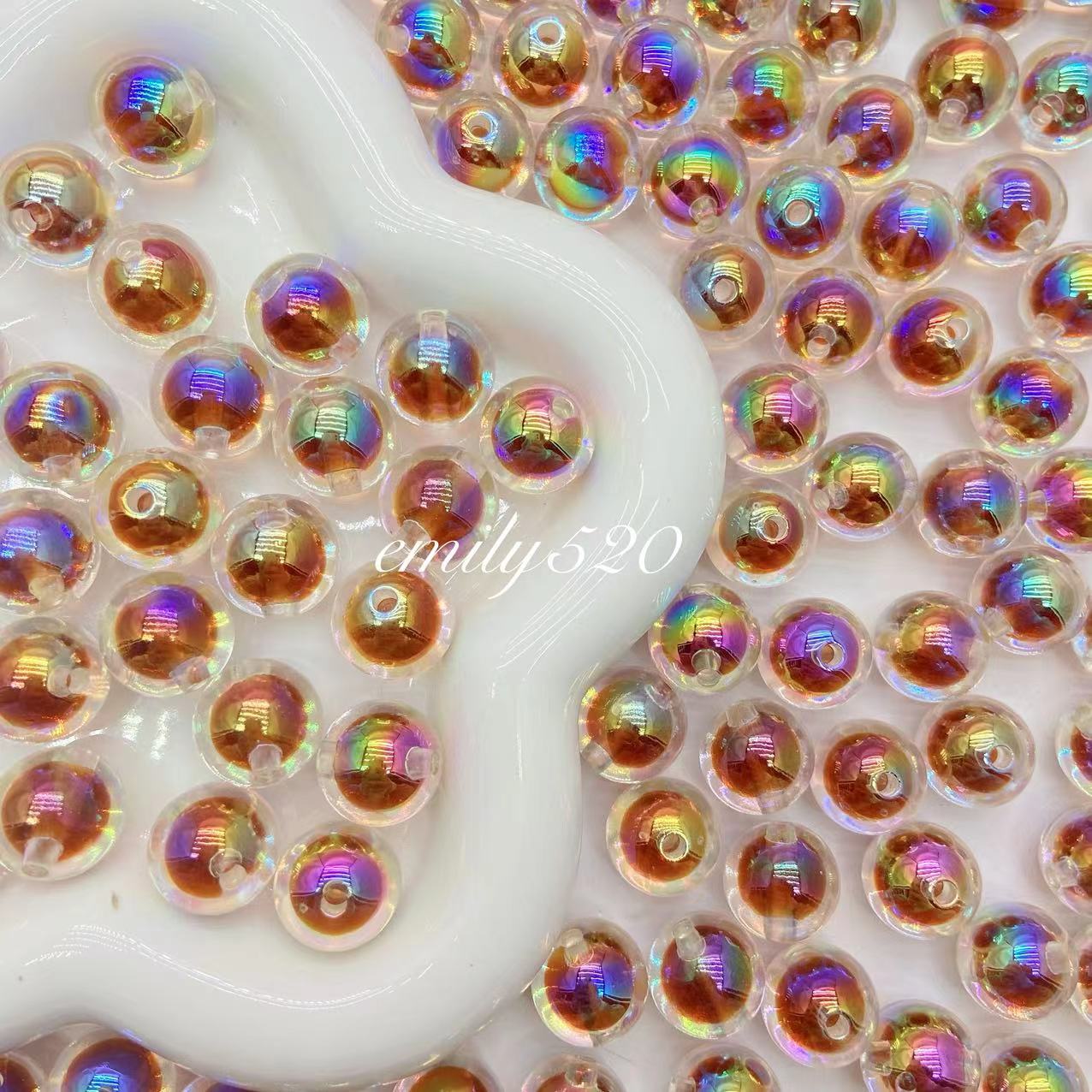 【U006】⭕Acrylic UV Beads 16MM Colors Mix