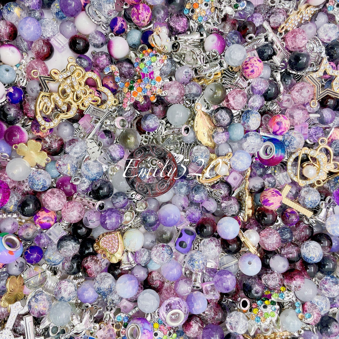 【A004】❤️‍🔥Sales！50%OFF❤️‍🔥 Diy Glass Bead Mix for Bracelet