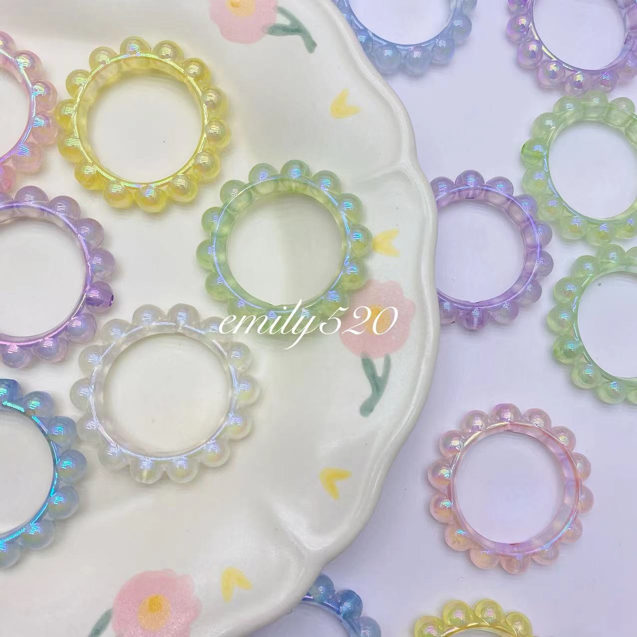 【C280】🪷 Acrylic Mermaid Luminous Wreath