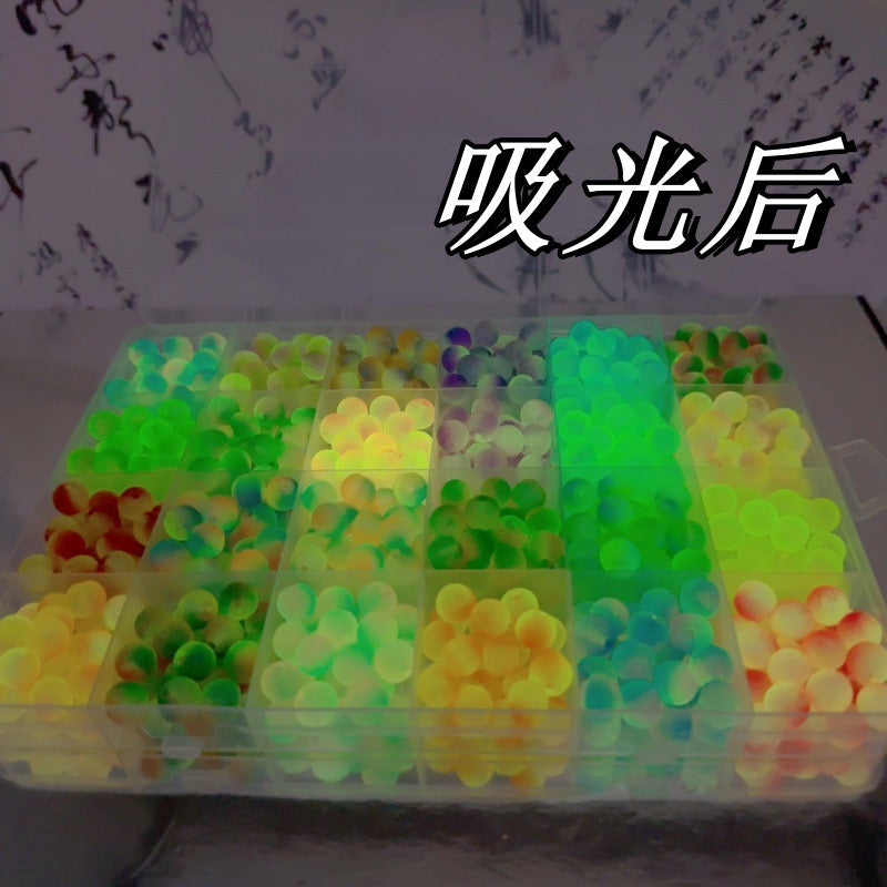 【U009】1.1-Updated🌟Matte Luminous Glass Bead for Diy