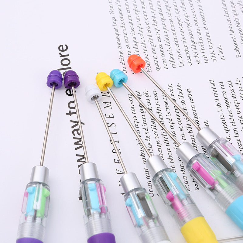 【C204】4 Colors Beads Pen For DIY