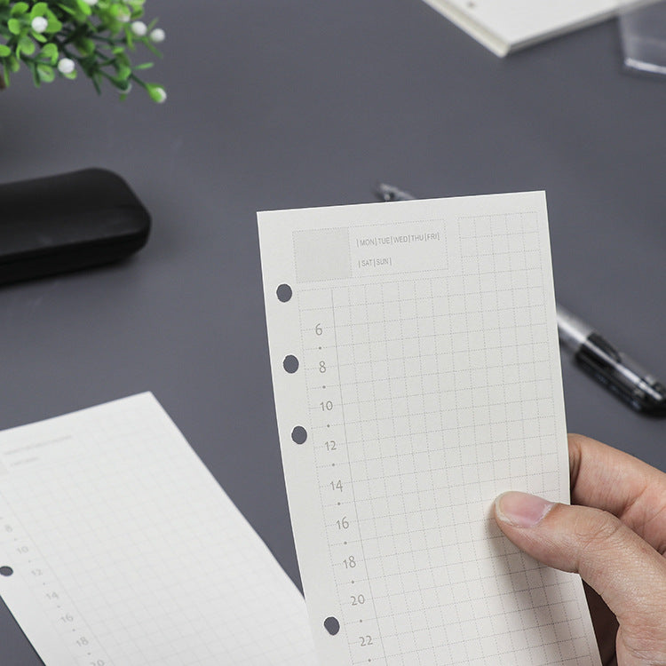 A5/A6/A7/A4/B5 Loose leaf clip replacement core