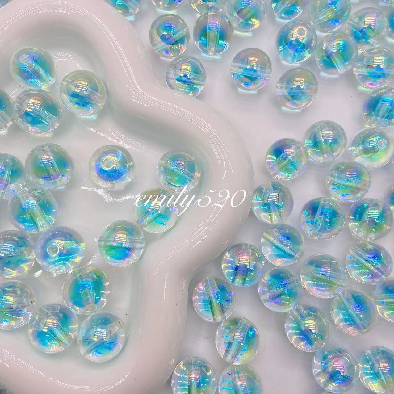 【U006】⭕Acrylic UV Beads 16MM Colors Mix