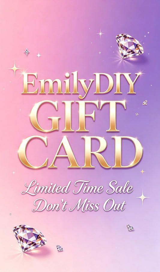 EmilyDIY Gift card✨ Limited time release!💥 Clearance only!💢(Cannot be used in conjunction with VIP discounts)