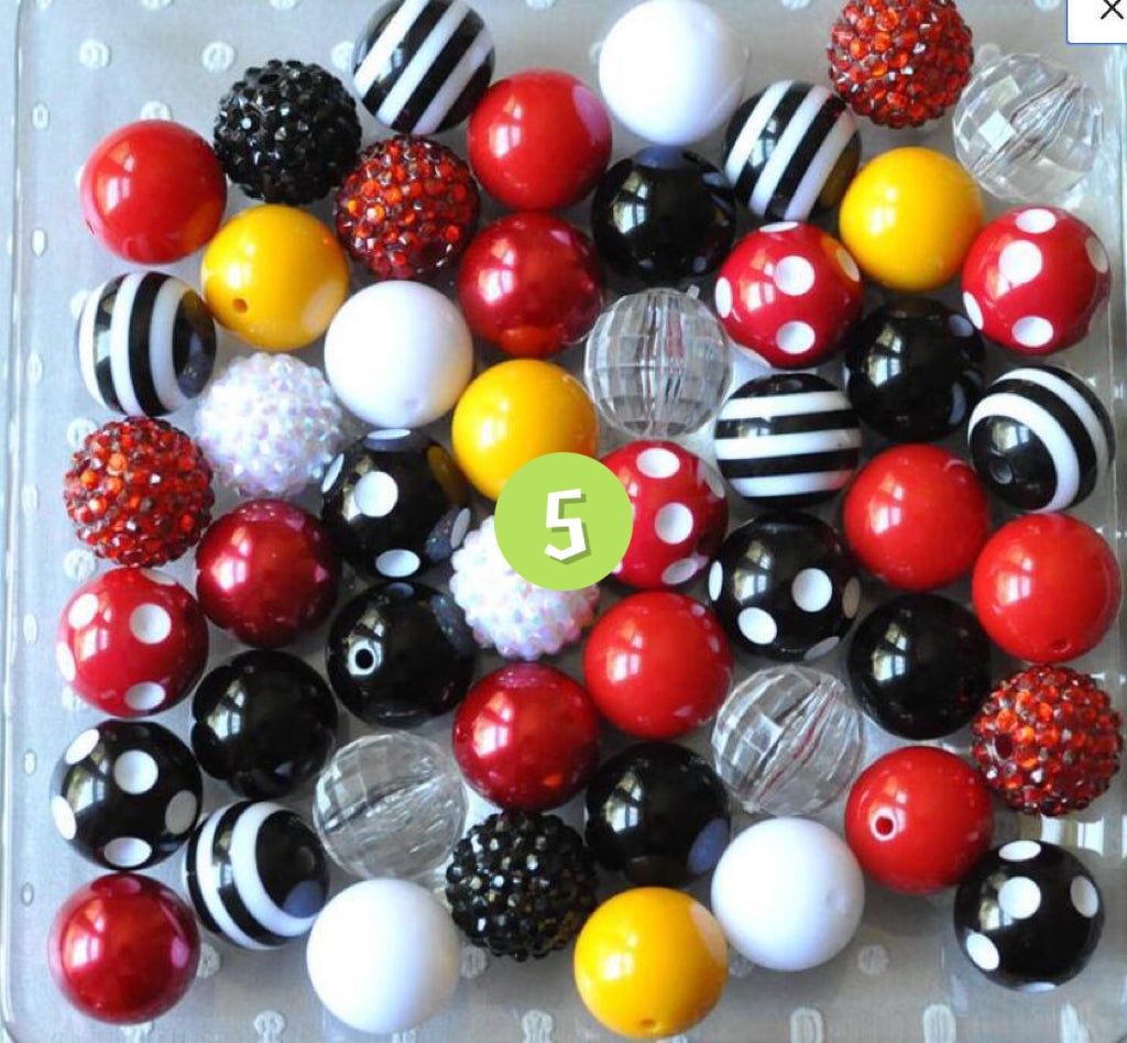 【A903】🔥10.15-Updated💮Colorful Rhinestone Beads Packed in Bag Diy Key Chain Material Bag