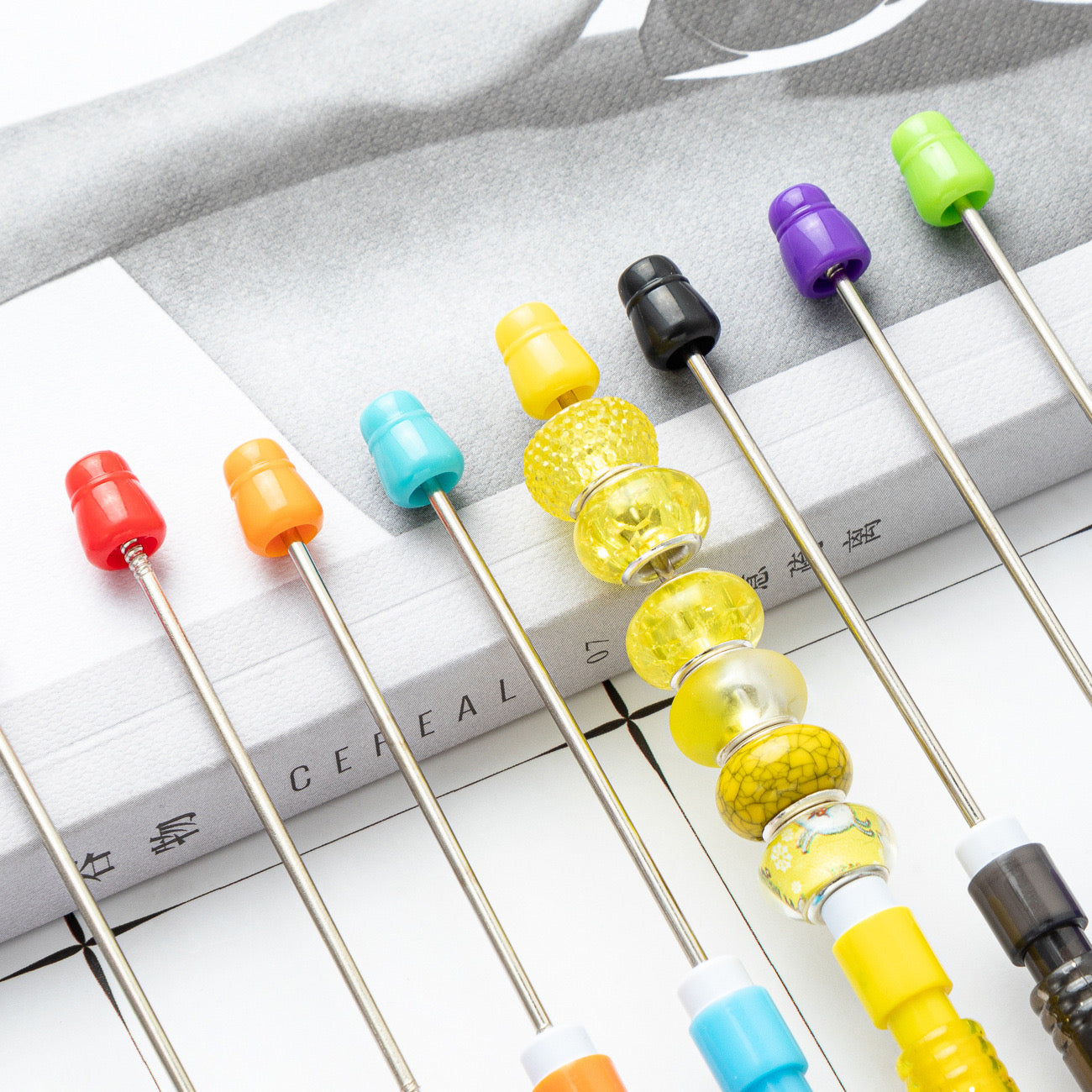 【C348】🖌 Pencil Beads For DIY