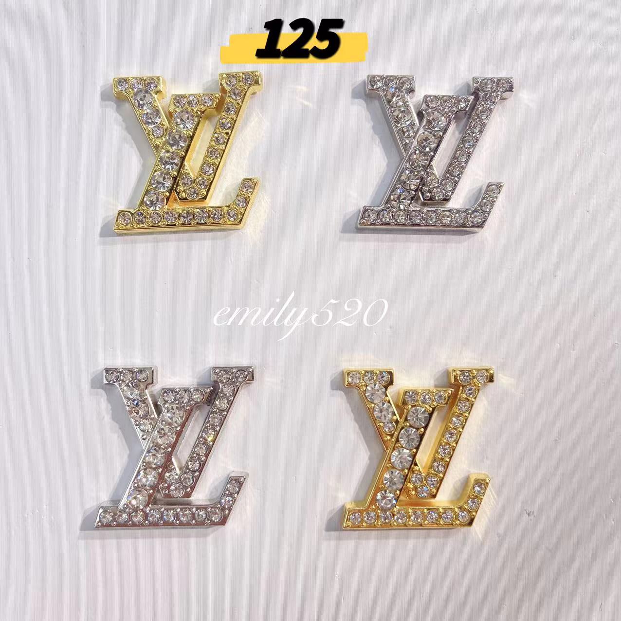 👍【A001】New!🌟 Luxury Metal Logo Collection(CC/LUV/CD...)