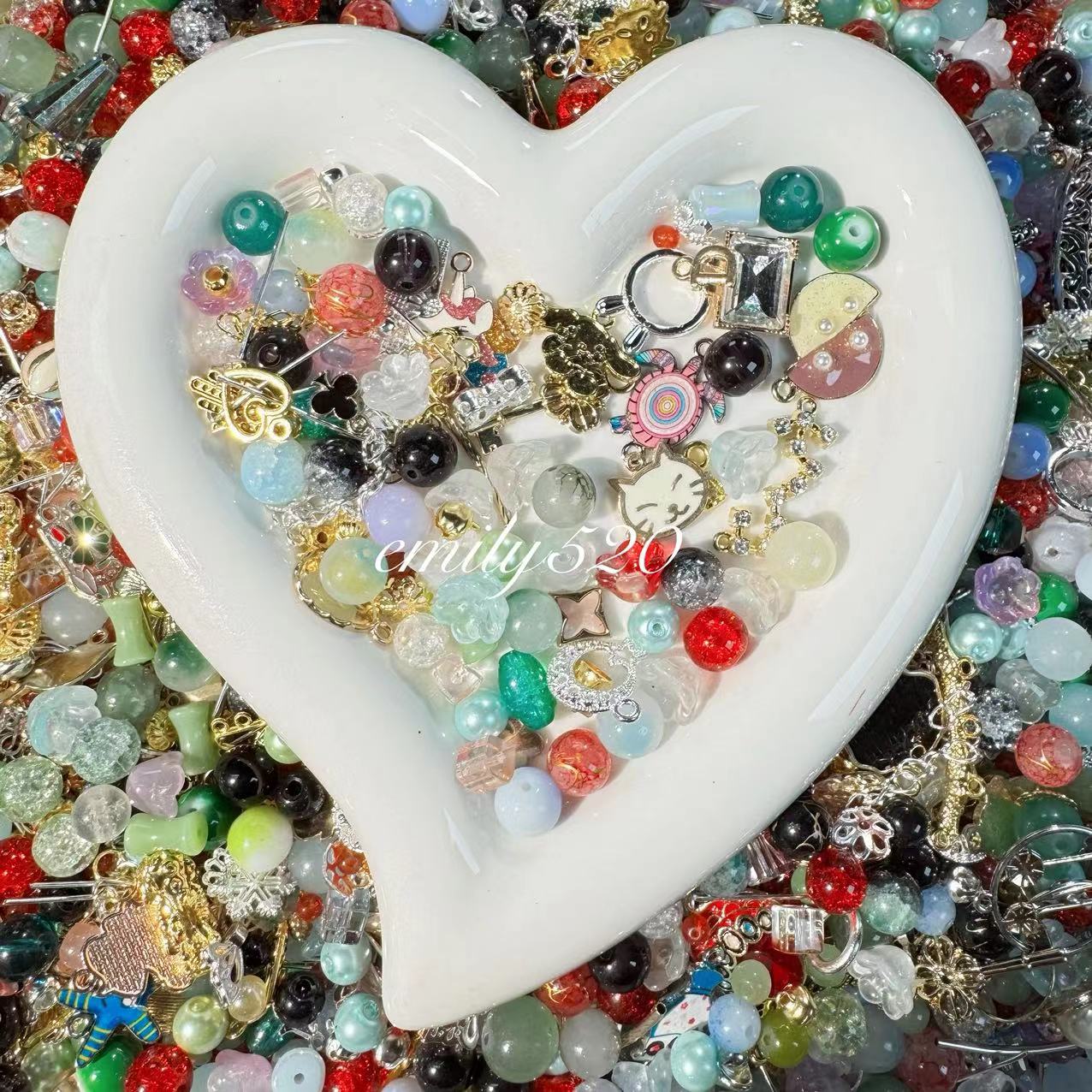 【A004】❤️‍🔥Sales！50%OFF❤️‍🔥 Diy Glass Bead Mix for Bracelet