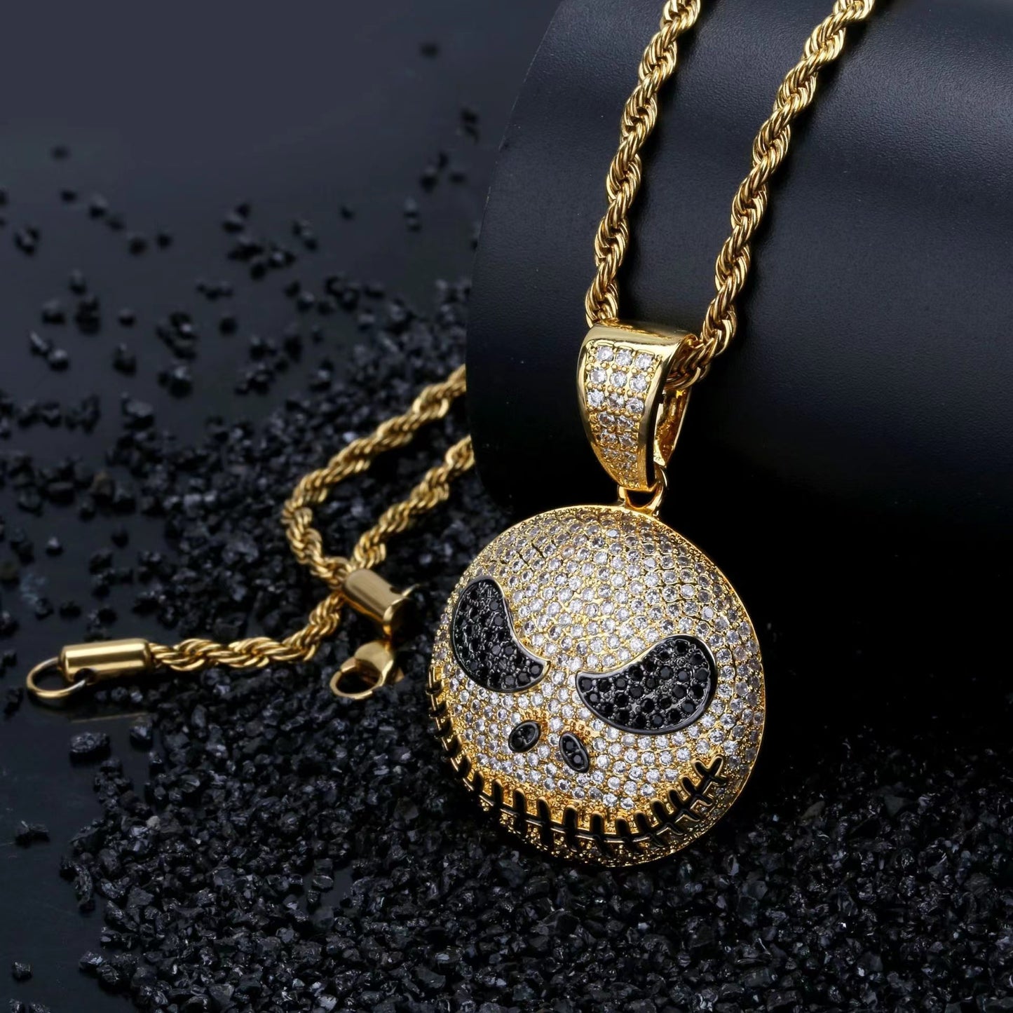 【A935】🔥8.16-Restock👻 Luxurious Diamonds  JACK Necklace