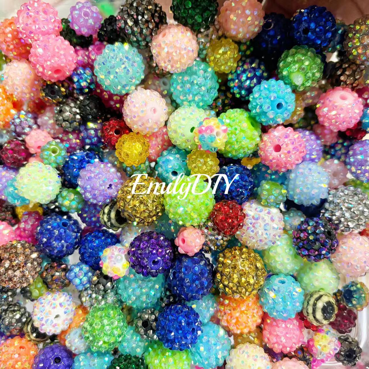 【C316】🔥Updated!✨20MM Rhinestone Beads / Handmade👍