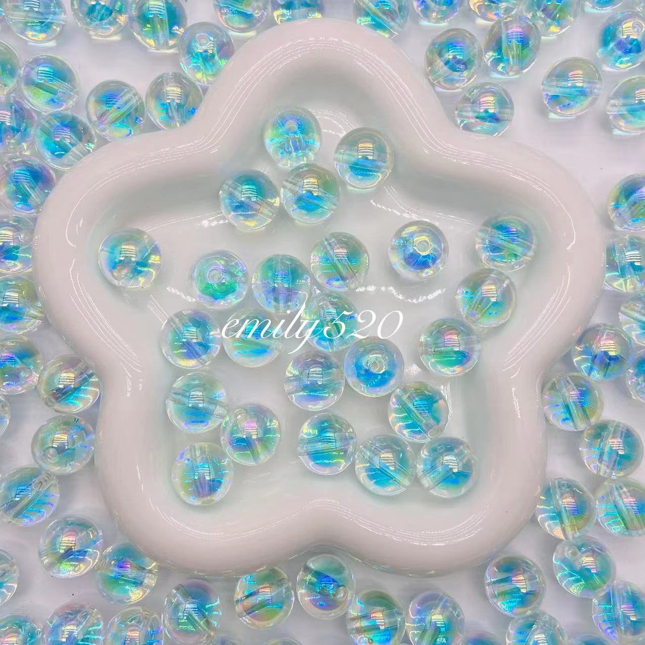 【U006】⭕Acrylic UV Beads 16MM Colors Mix