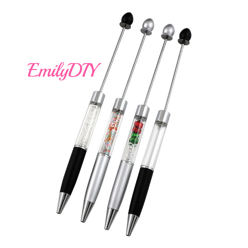 【C327】🖍️ Metal Empty Pipe Beads Pens For DIY