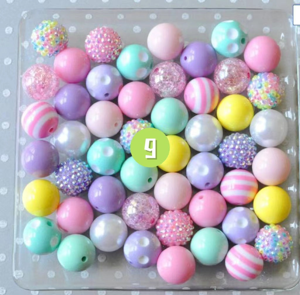 【A903】🔥10.15-Updated💮Colorful Rhinestone Beads Packed in Bag Diy Key Chain Material Bag