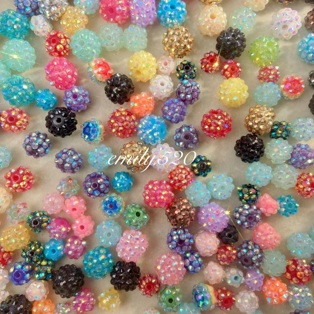 【U012】✨ New✨️10-18 MM Mix Shiny Beads