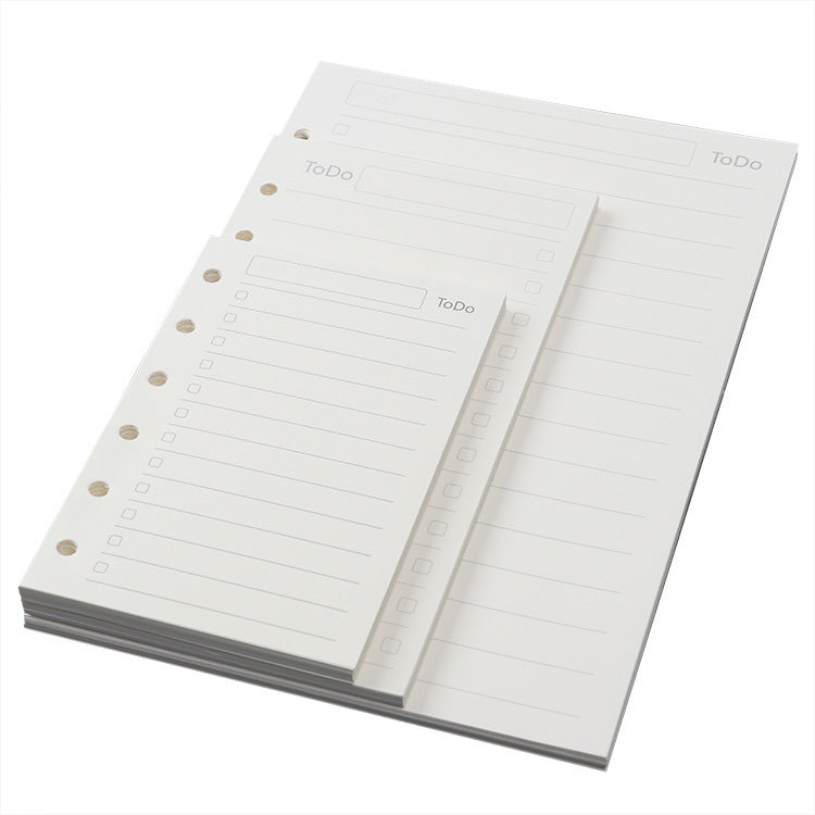 A5/A6/A7/A4/B5 Loose leaf clip replacement core