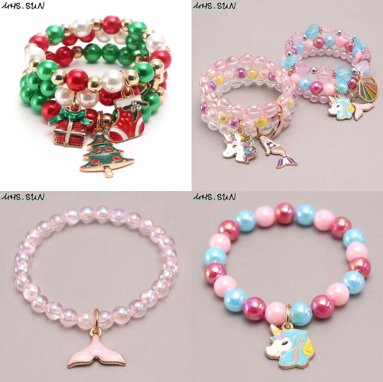 【A903】🔥10.15-Updated💮Colorful Rhinestone Beads Packed in Bag Diy Key Chain Material Bag