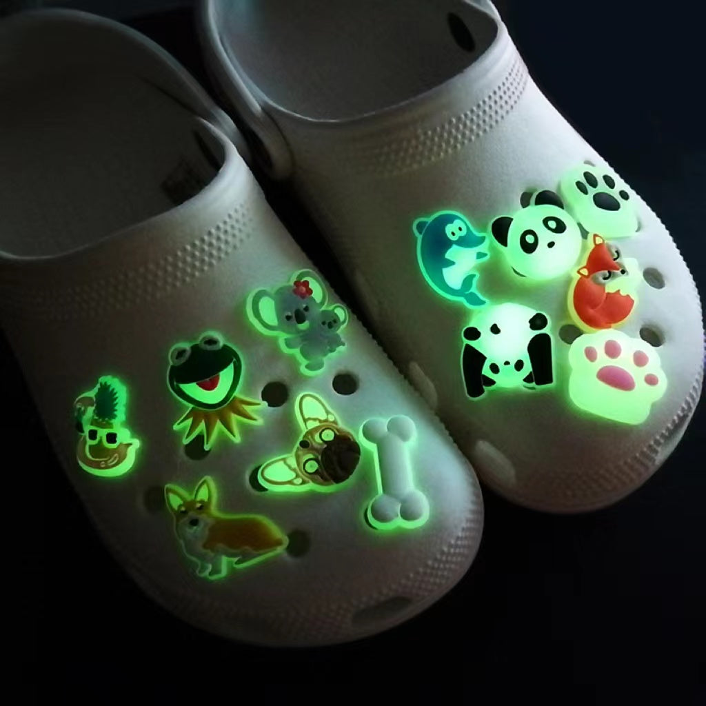 【C040】🐼 Luminous Animal PVC Crocs