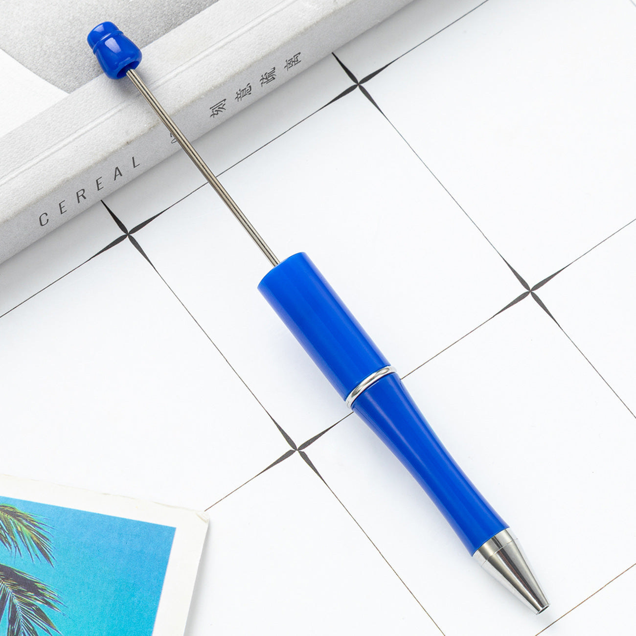 Ball pen, creative DIY plastic plastic beaded ballpoint pen