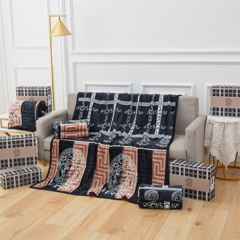 Fashion Plush Designer Blanket Large Size