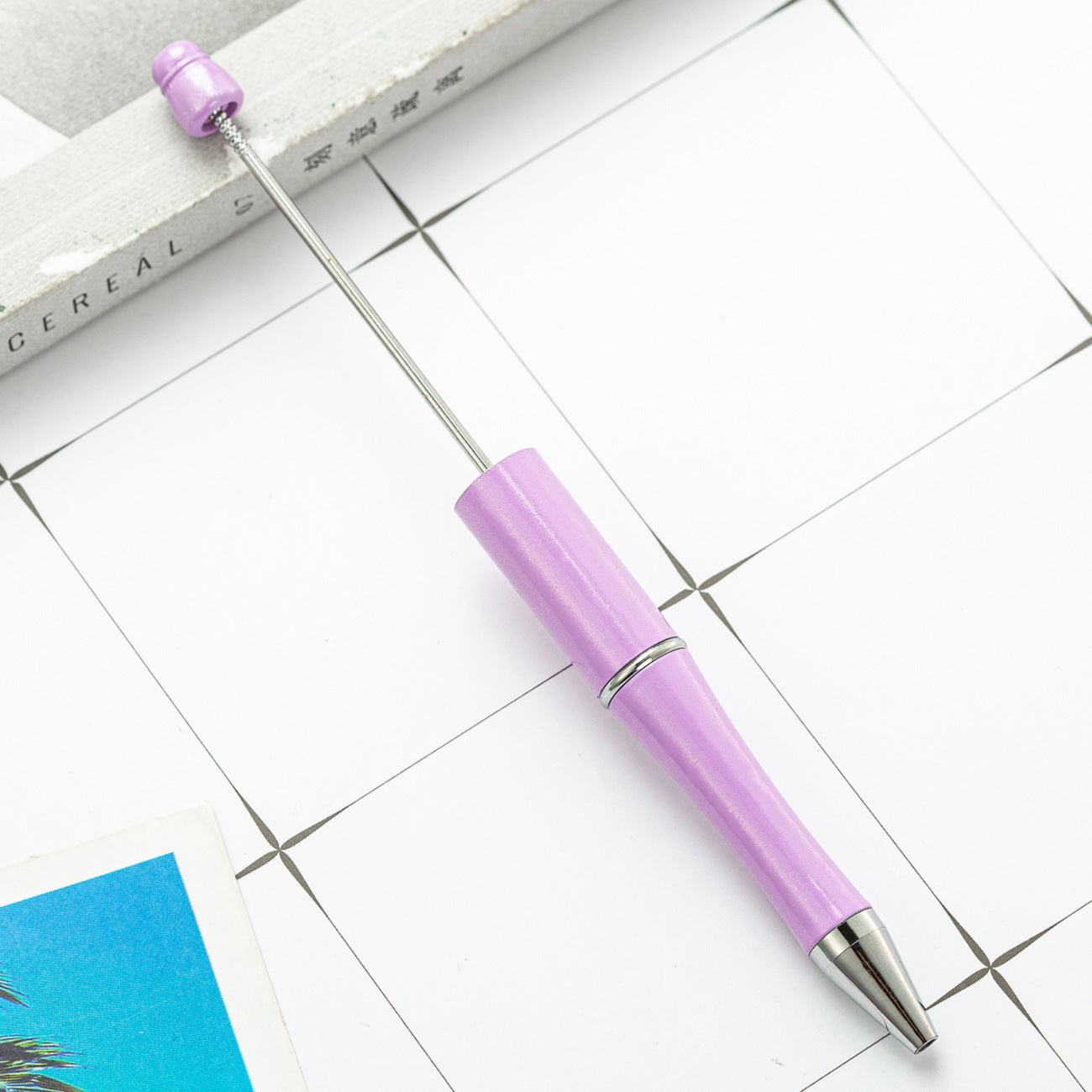 Ball pen, creative DIY plastic plastic beaded ballpoint pen