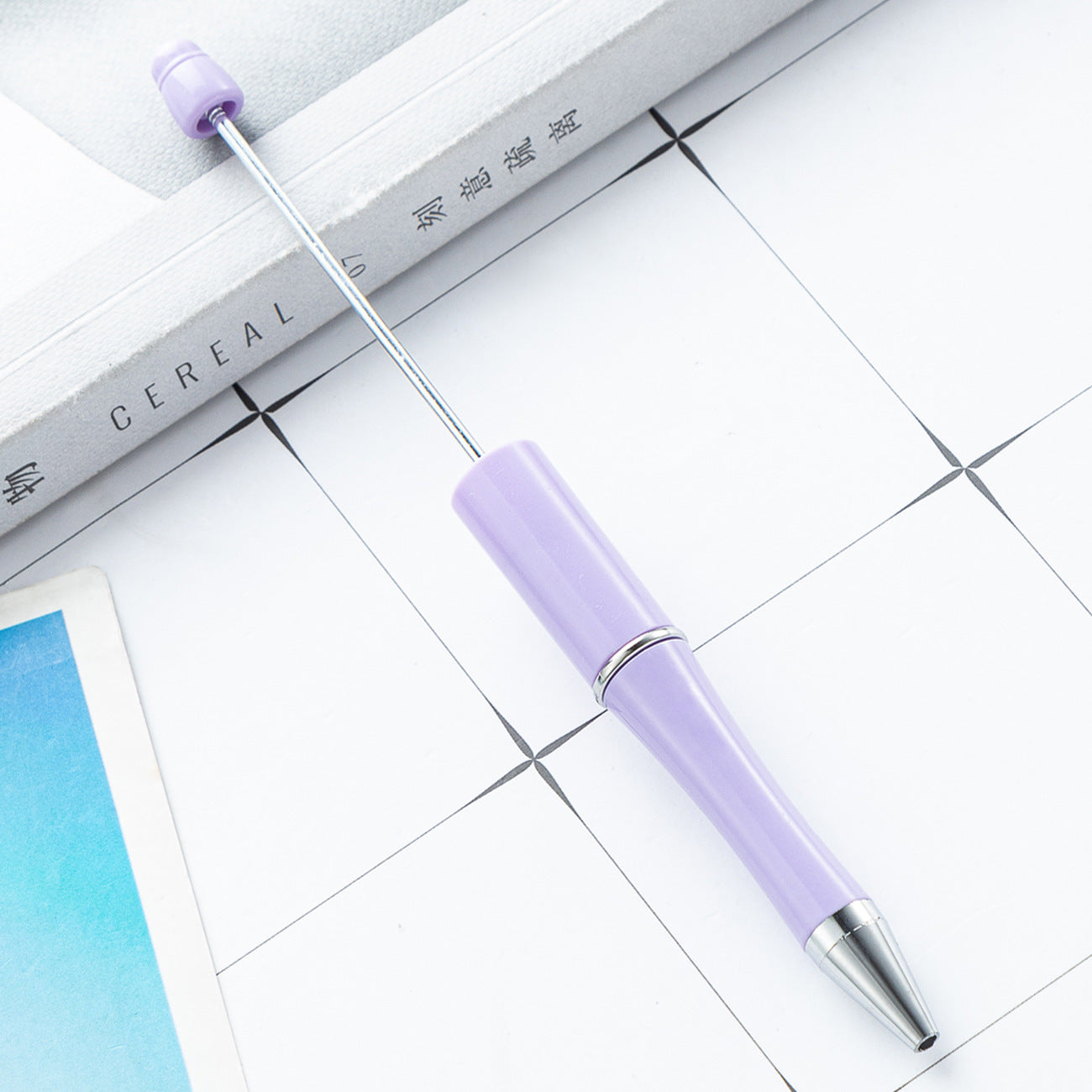 Ball pen, creative DIY plastic plastic beaded ballpoint pen
