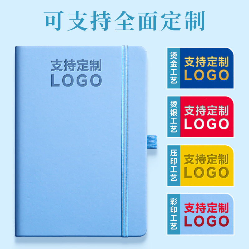 A5 strap notebook