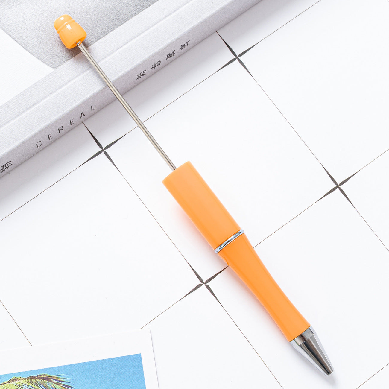 Ball pen, creative DIY plastic plastic beaded ballpoint pen