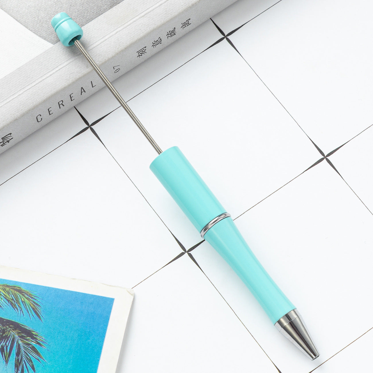 Ball pen, creative DIY plastic plastic beaded ballpoint pen