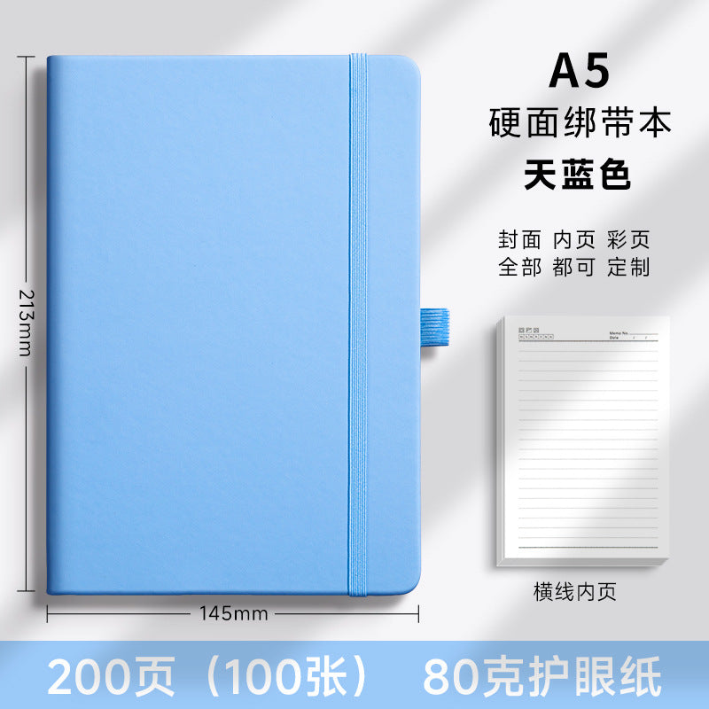 A5 strap notebook
