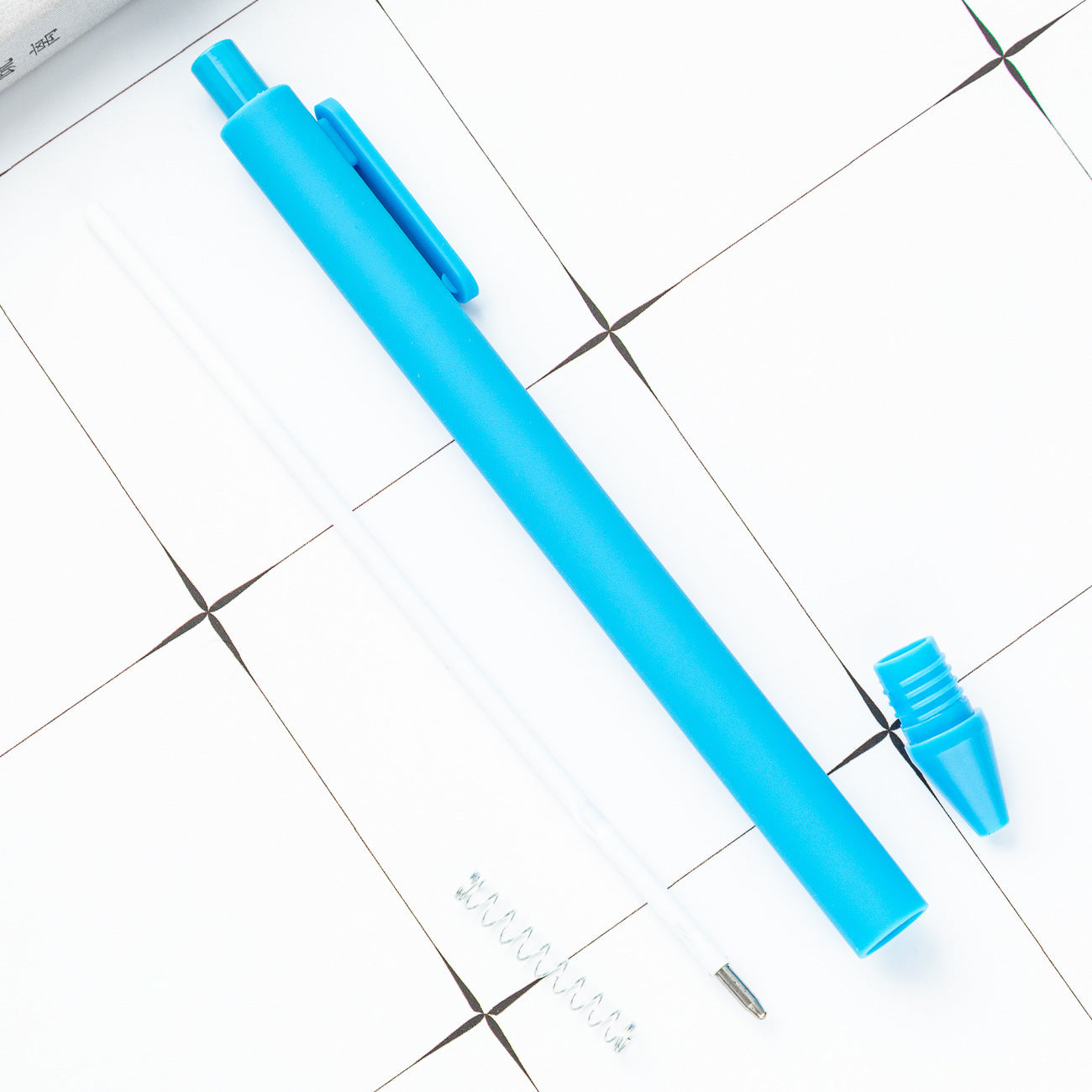 Plastic ballpoint pens for pen wrap DIY