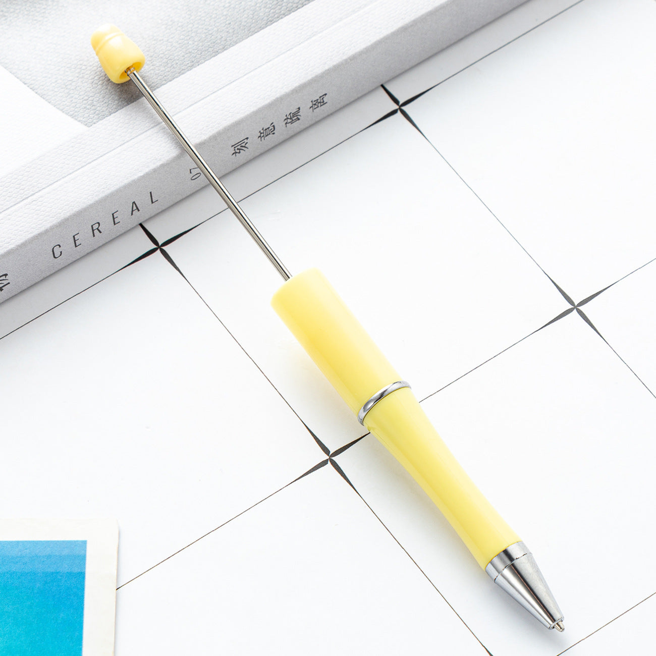 DIY bead pen factory direct sales student creative DIY handmade bead pen multi-color plastic ballpoint pen spot wholesale