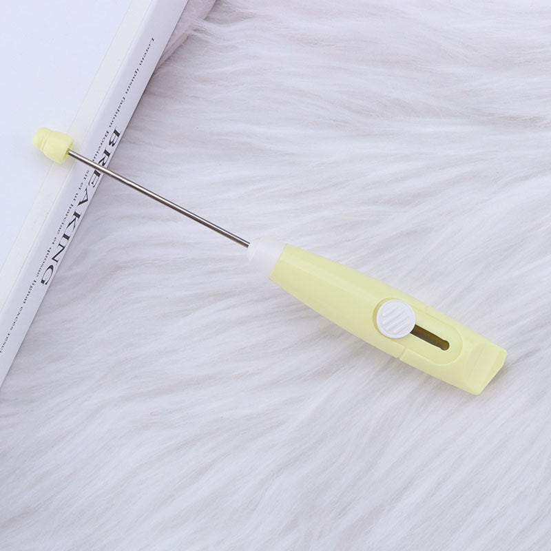 DIY beaded courier knife portable unpacking artifact unpacking courier paper cutter unpacking knife office home art knife