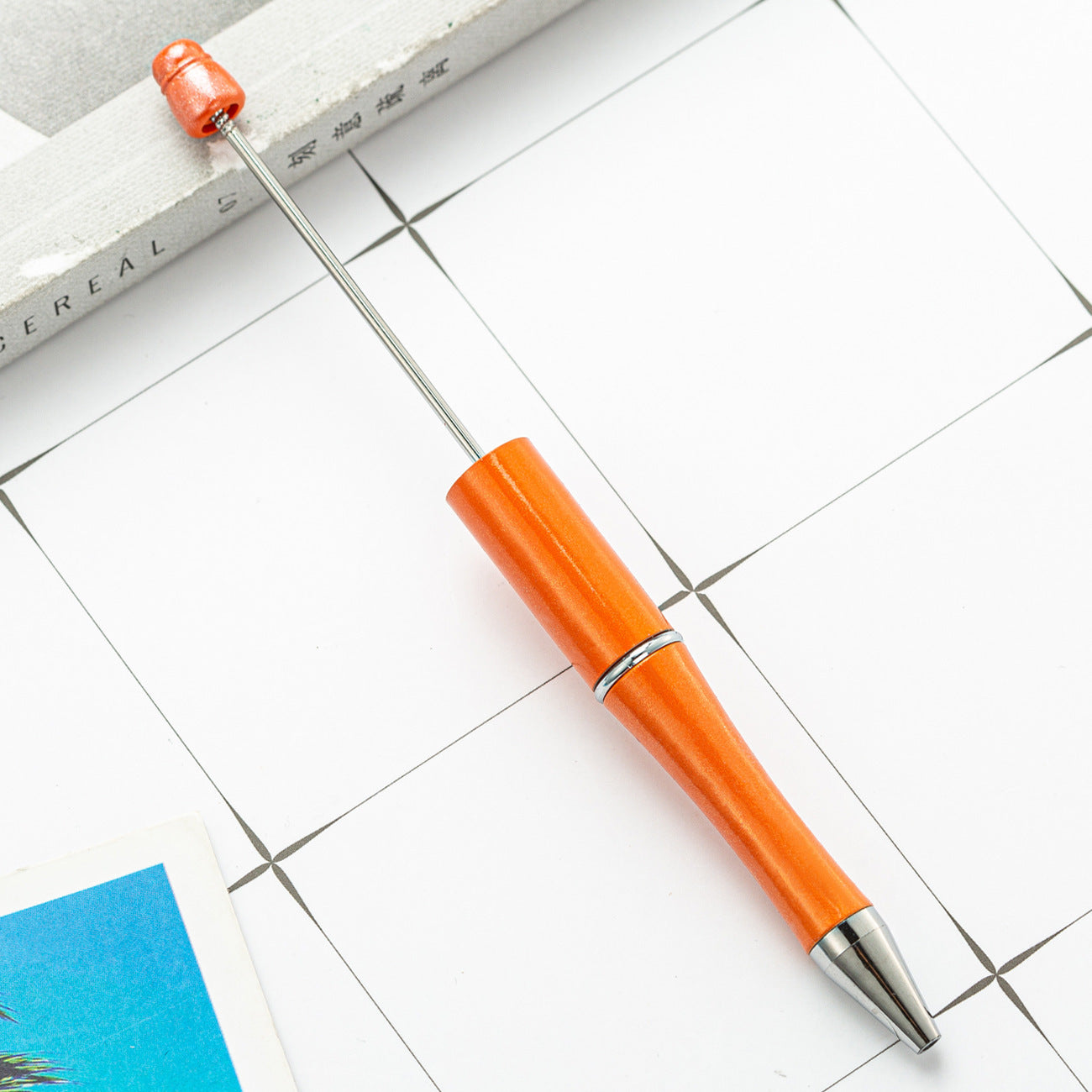 Ball pen, creative DIY plastic plastic beaded ballpoint pen
