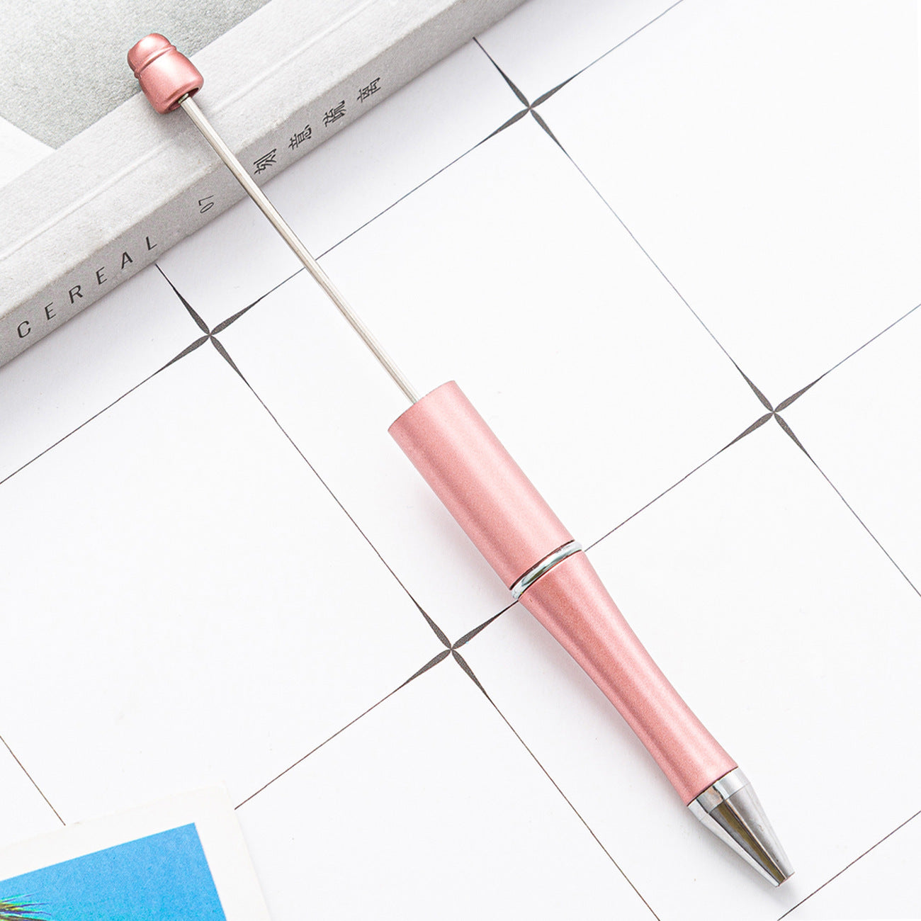 Ball pen, creative DIY plastic plastic beaded ballpoint pen