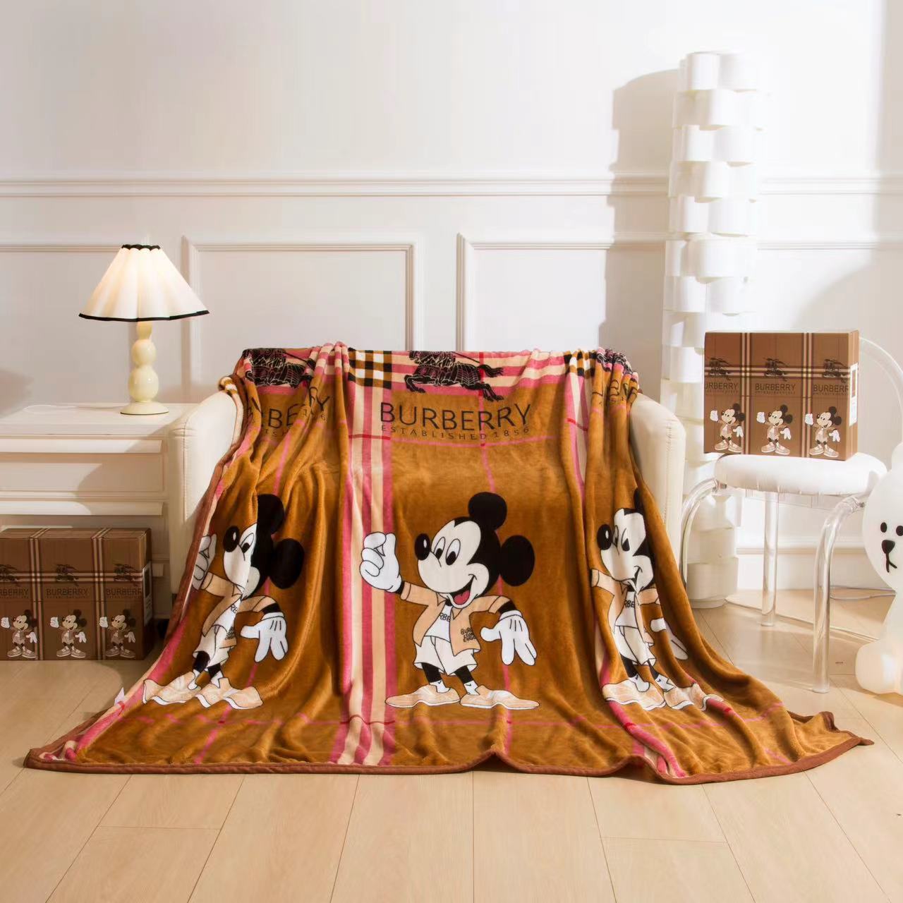 Fashion Plush Designer Blanket Large Size