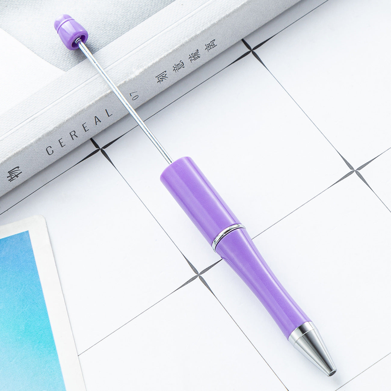 Ball pen, creative DIY plastic plastic beaded ballpoint pen