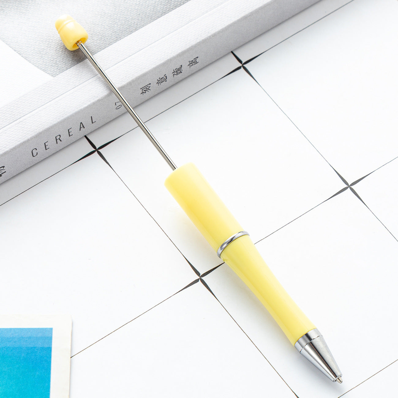 Ball pen, creative DIY plastic plastic beaded ballpoint pen