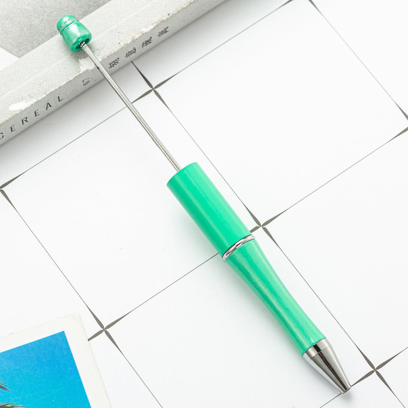 Ball pen, creative DIY plastic plastic beaded ballpoint pen