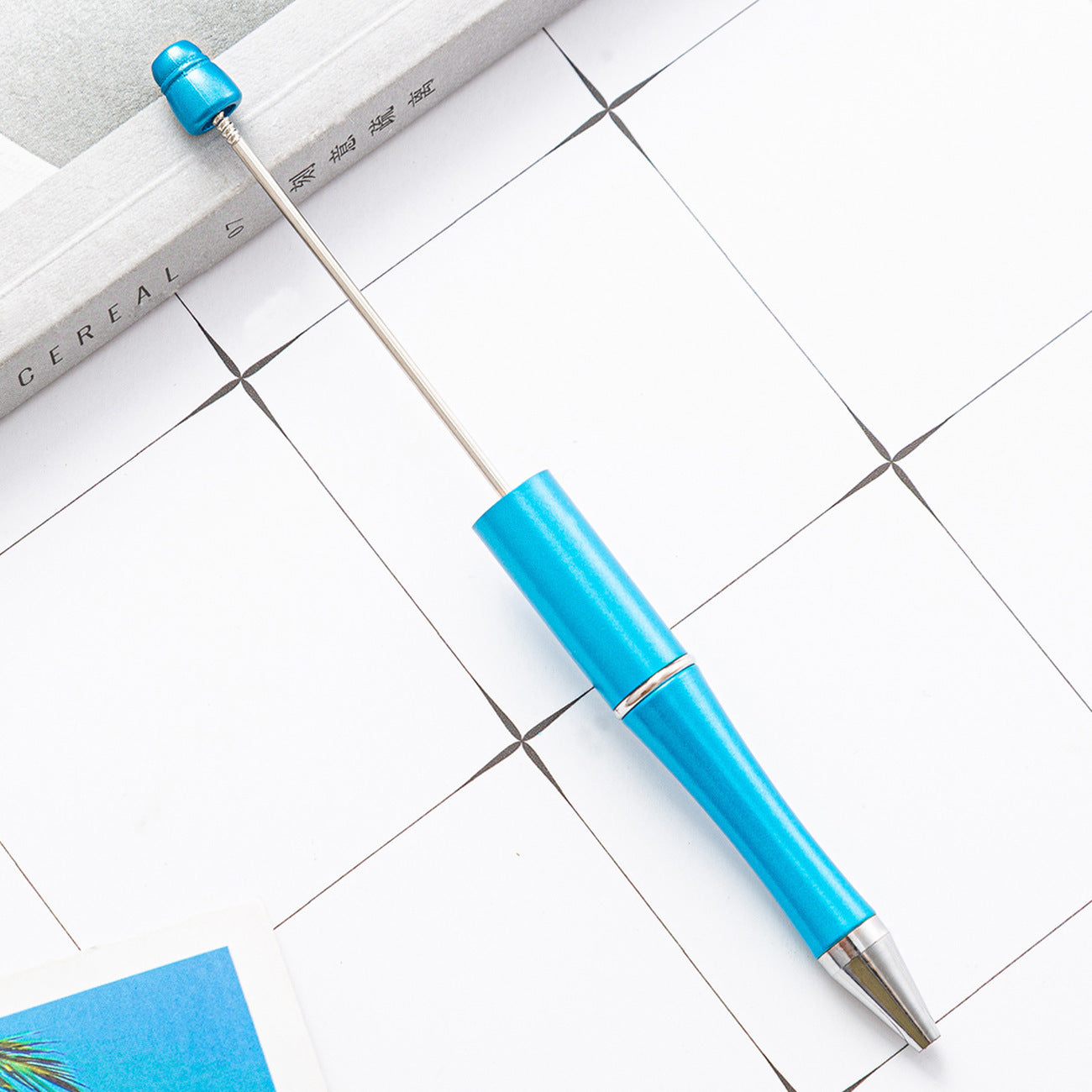 Ball pen, creative DIY plastic plastic beaded ballpoint pen