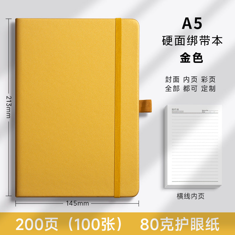 A5 strap notebook