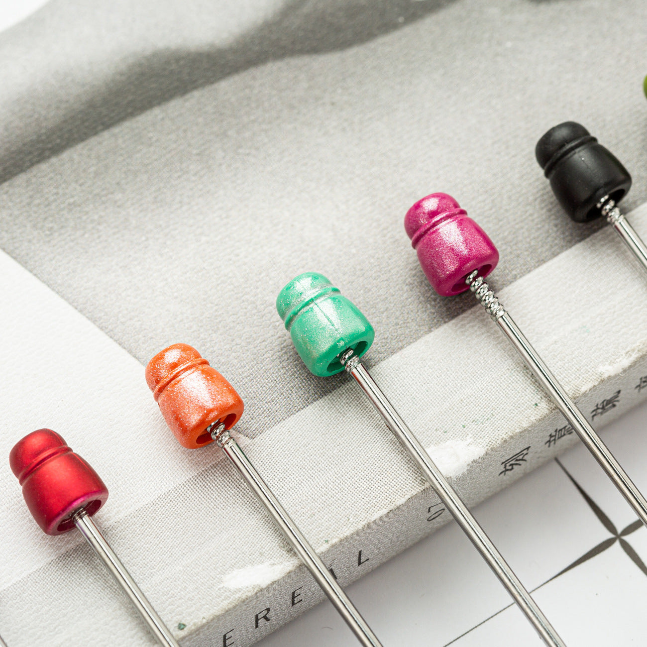 Ball pen, creative DIY plastic plastic beaded ballpoint pen