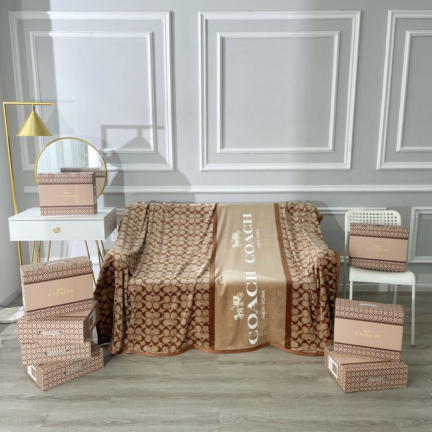 Fashion Plush Designer Blanket Large Size