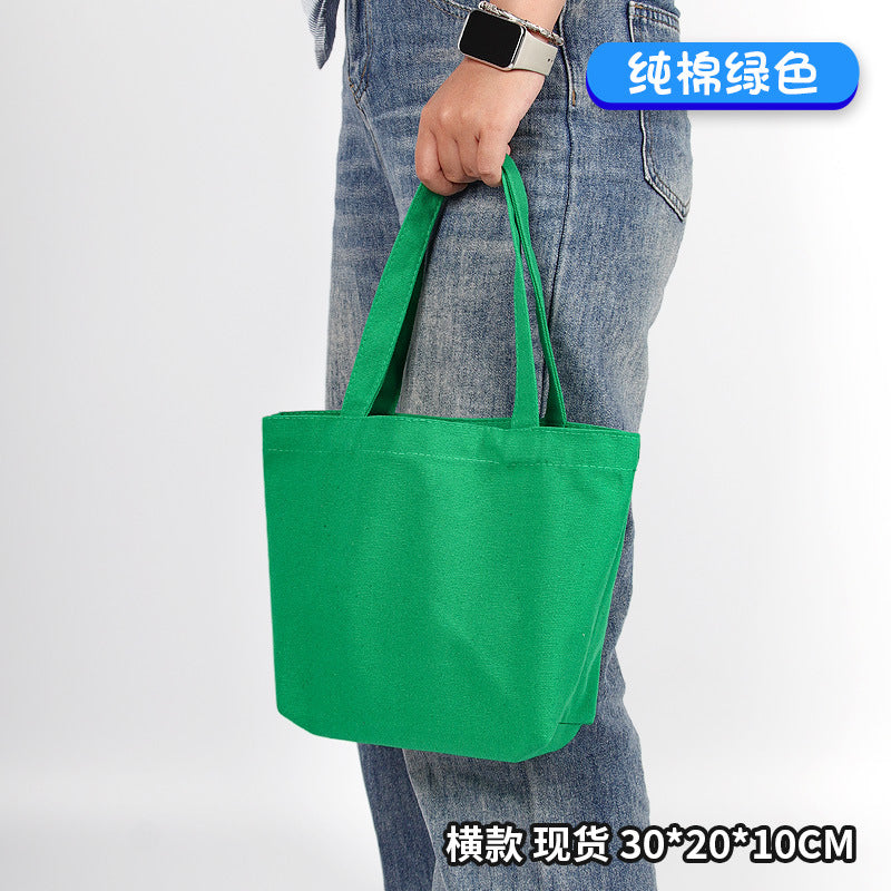 Colorful blank canvas bag for DIY