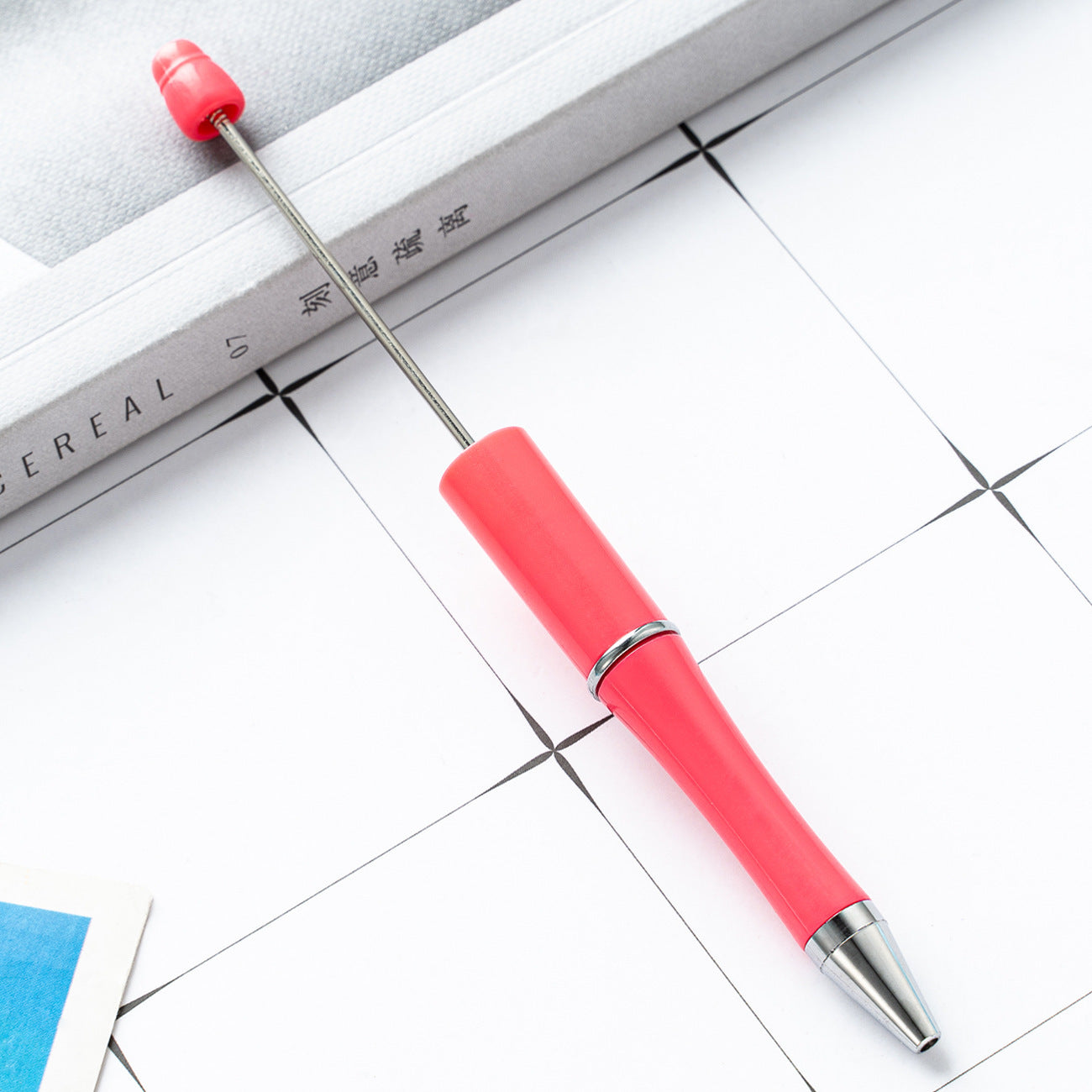 Ball pen, creative DIY plastic plastic beaded ballpoint pen