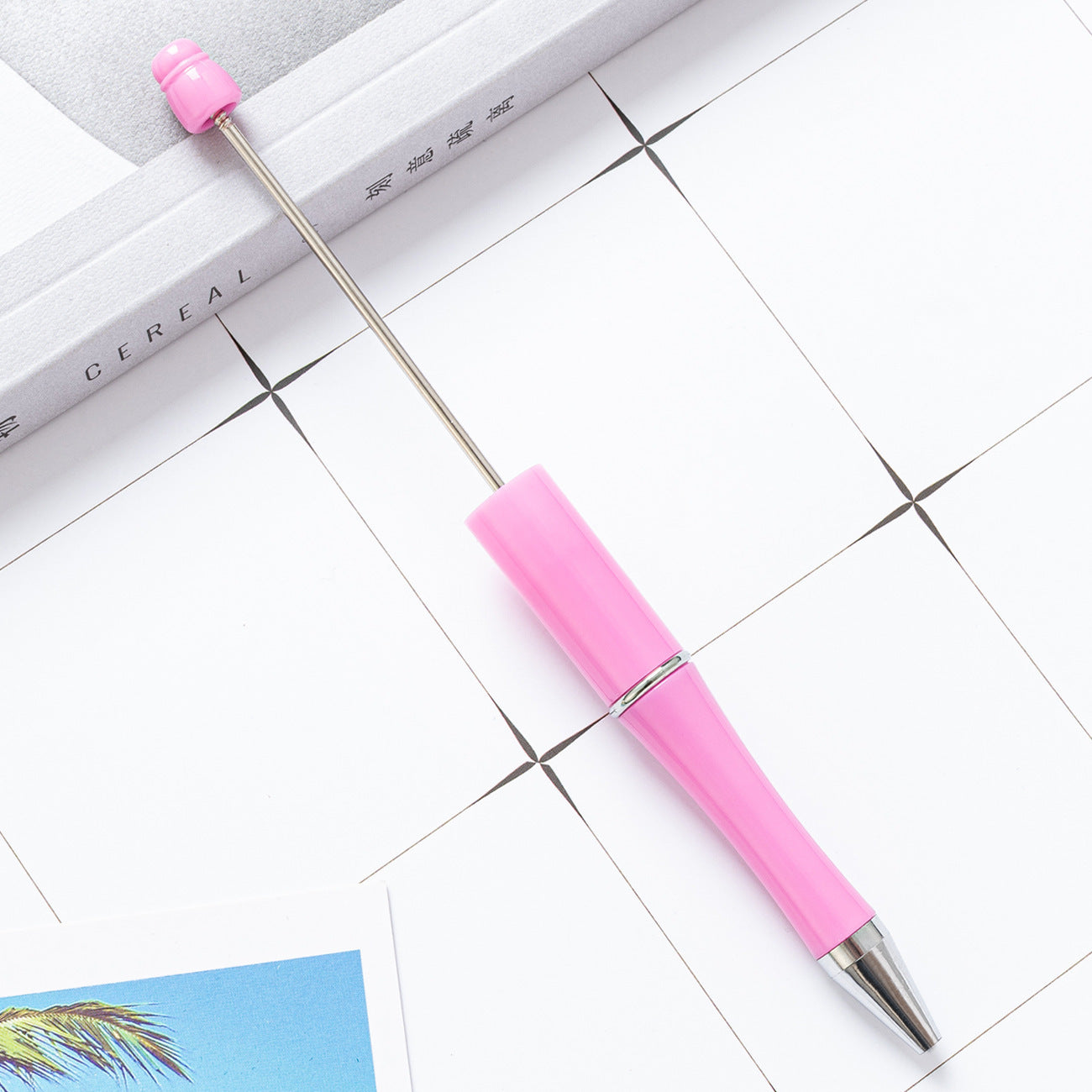 Ball pen, creative DIY plastic plastic beaded ballpoint pen