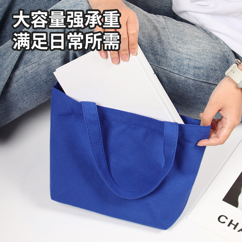 Colorful blank canvas bag for DIY