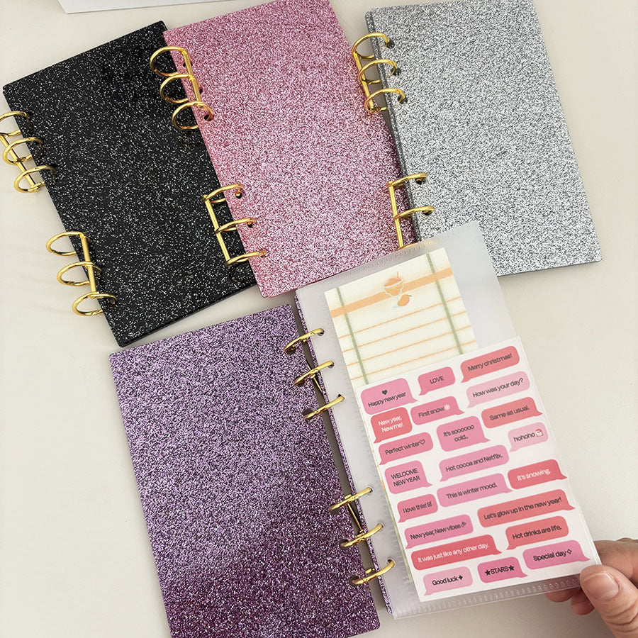 Metal binder DIY notebook ring