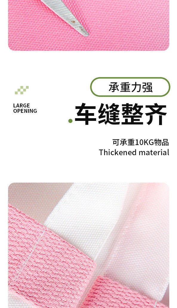 Gradient color multi size canvas bag